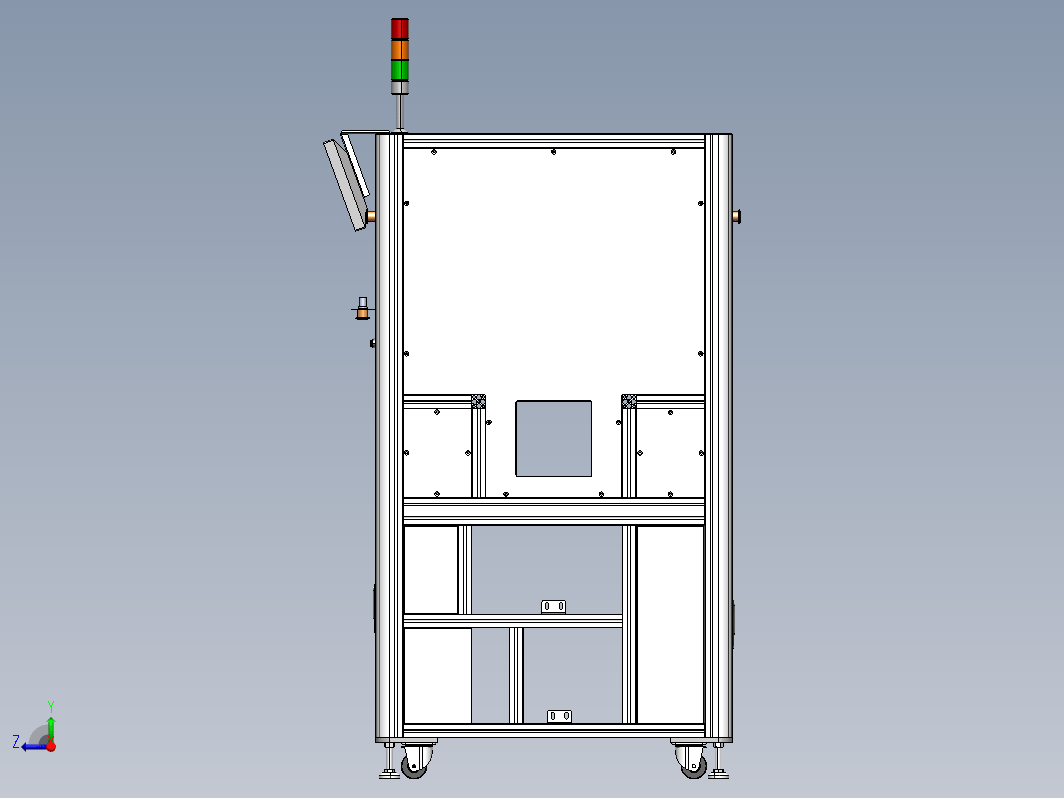 铝型材机架钣金造型-48