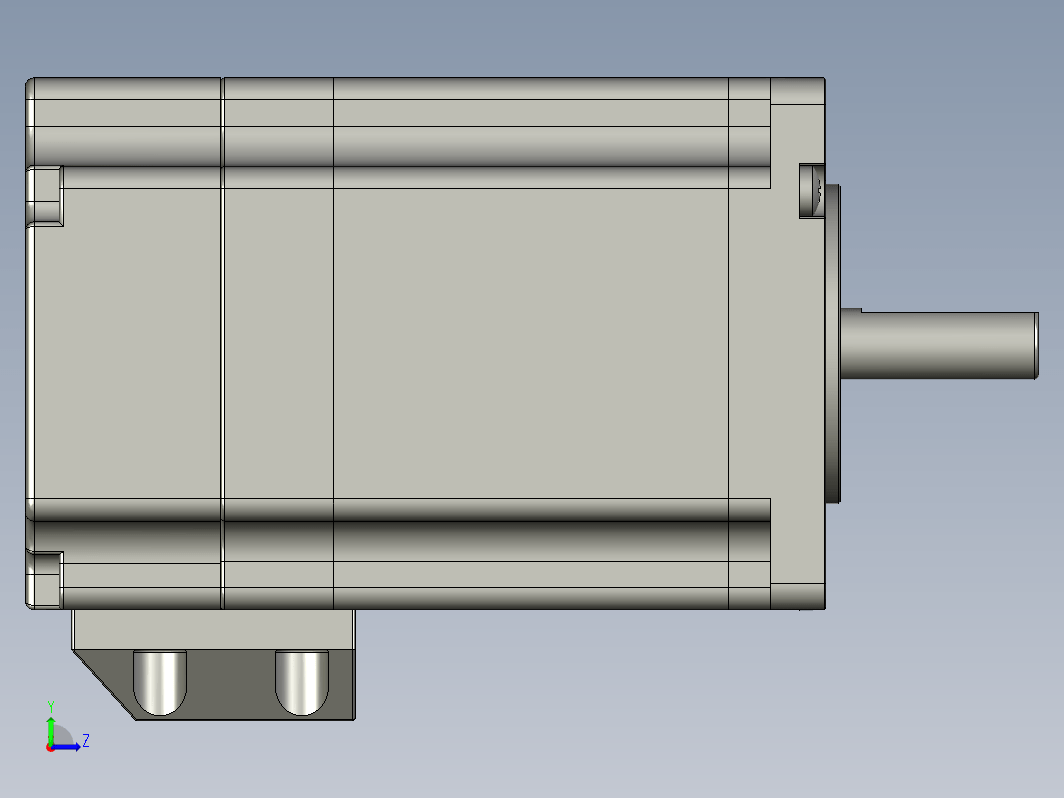 YK260EC65E1  60mm两相闭环步进电机（3D）