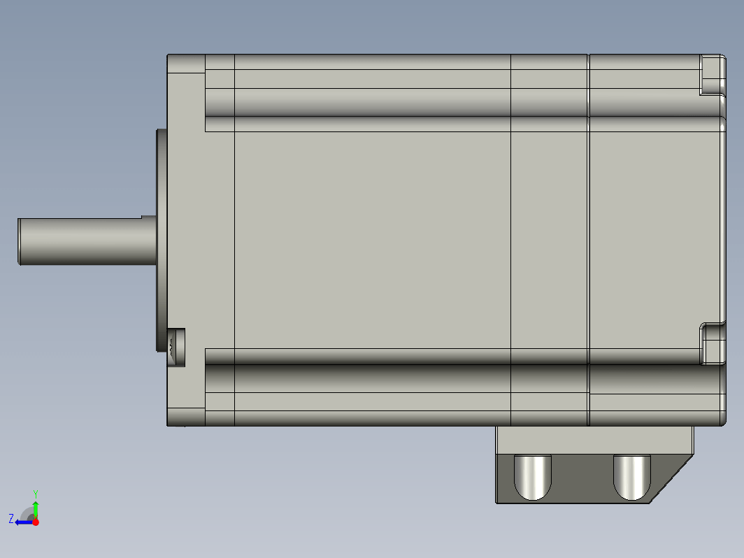 YK260EC65E1  60mm两相闭环步进电机（3D）