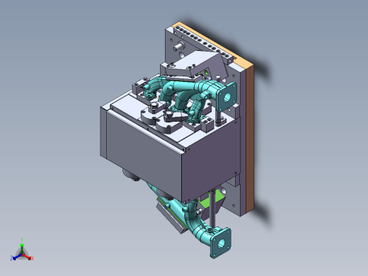 汽车发动机呼吸缸管液压夹具缩略图