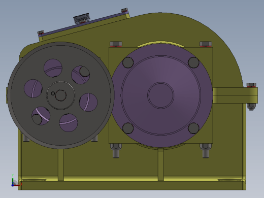正齿轮减速器3D Spur gear reducer缩略图