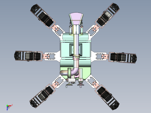 六足蜘蛛仿生机器人solidworks设计图机械设计素材缩略图