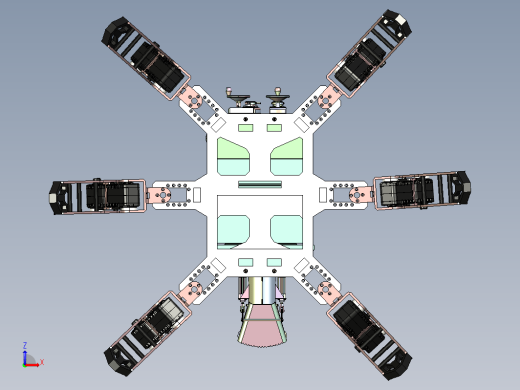 六足蜘蛛仿生机器人solidworks设计图机械设计素材缩略图