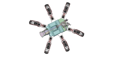 六足蜘蛛仿生机器人solidworks设计图机械设计素材缩略图
