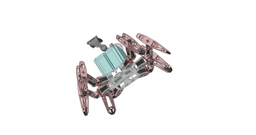 六足蜘蛛仿生机器人solidworks设计图机械设计素材缩略图