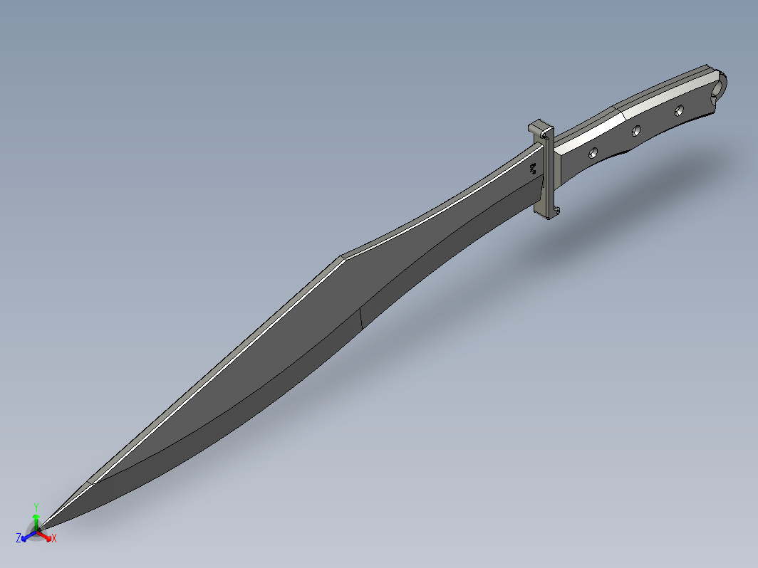 messer-29弯刀模型