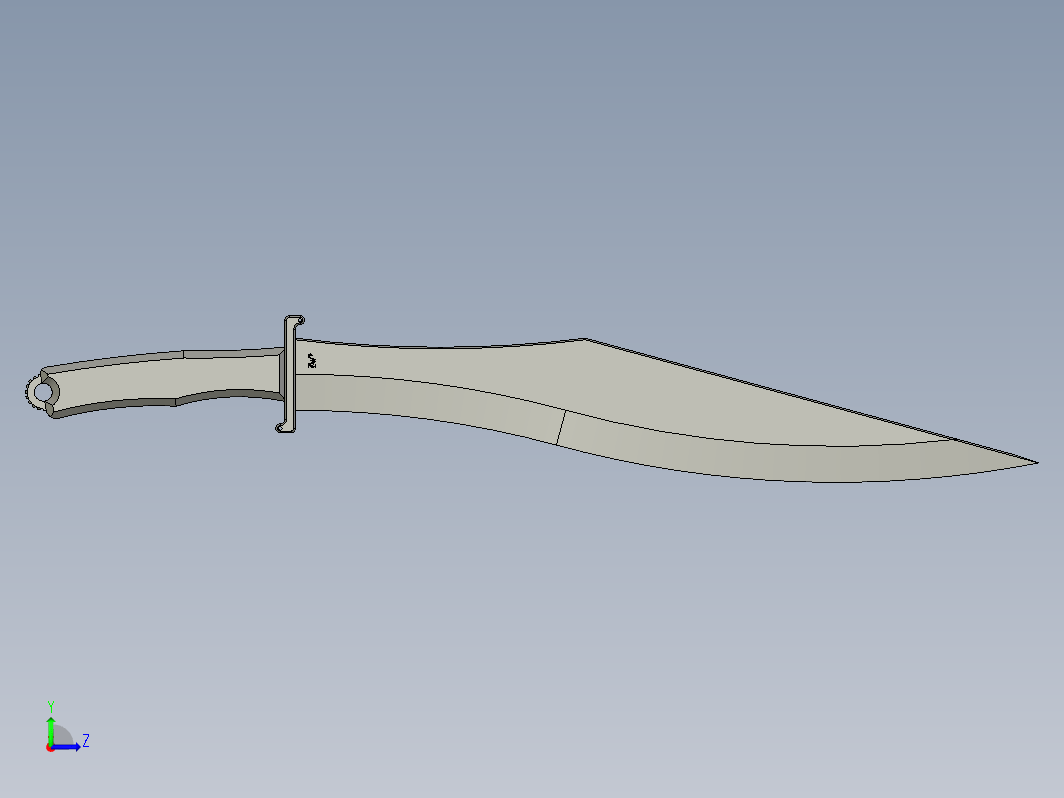 messer-29弯刀模型