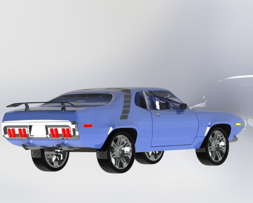 老式轿车 plymouth roadrunner缩略图