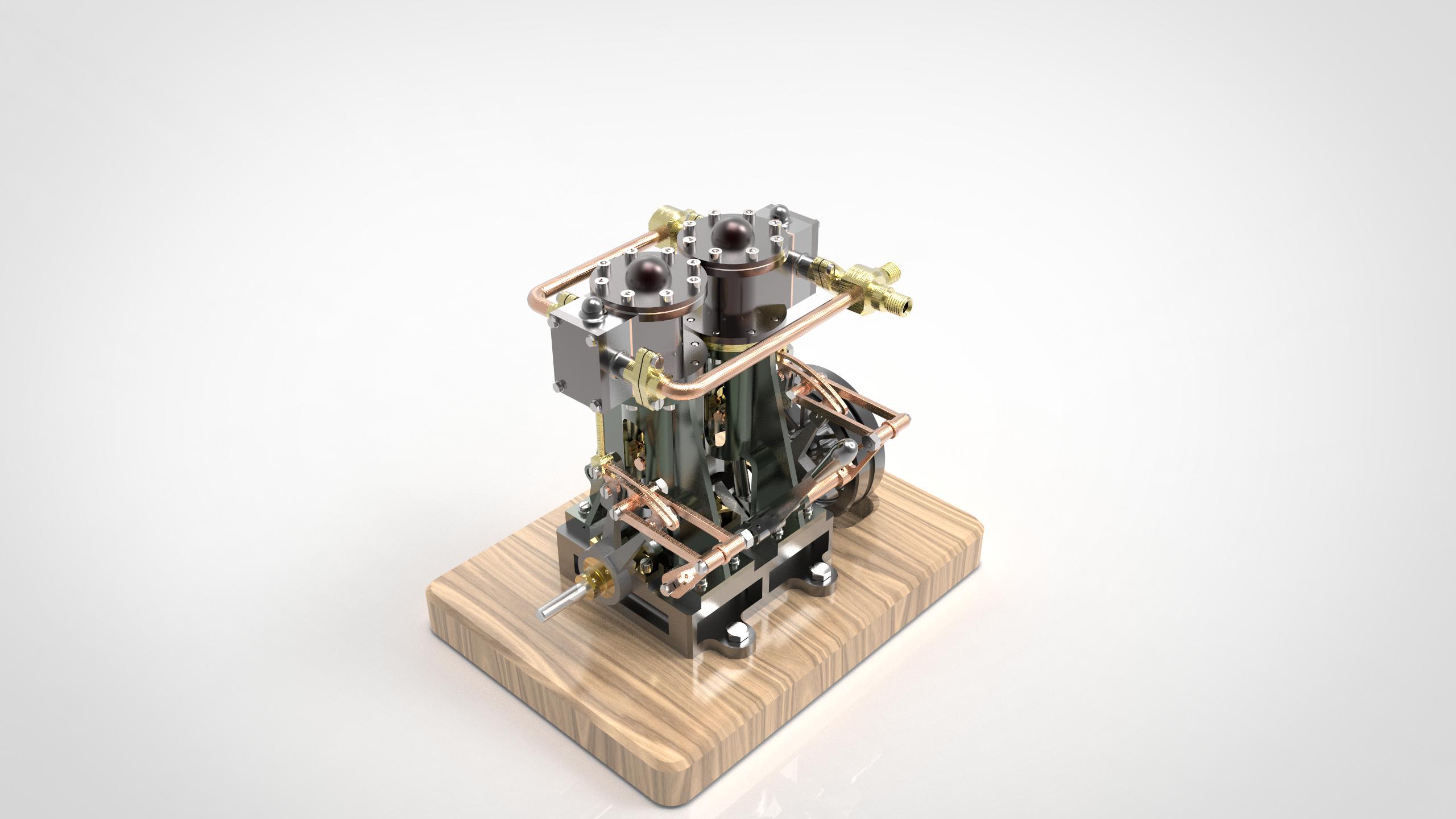 VTSE立式双缸蒸汽机
