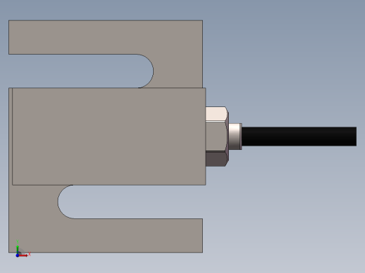 12-20UNF 螺纹不锈钢 S 型称重传感器 500lb 1klb 1.5klb缩略图