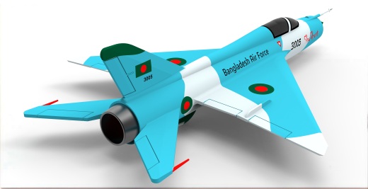 米格21飞机 mig-21简易模型