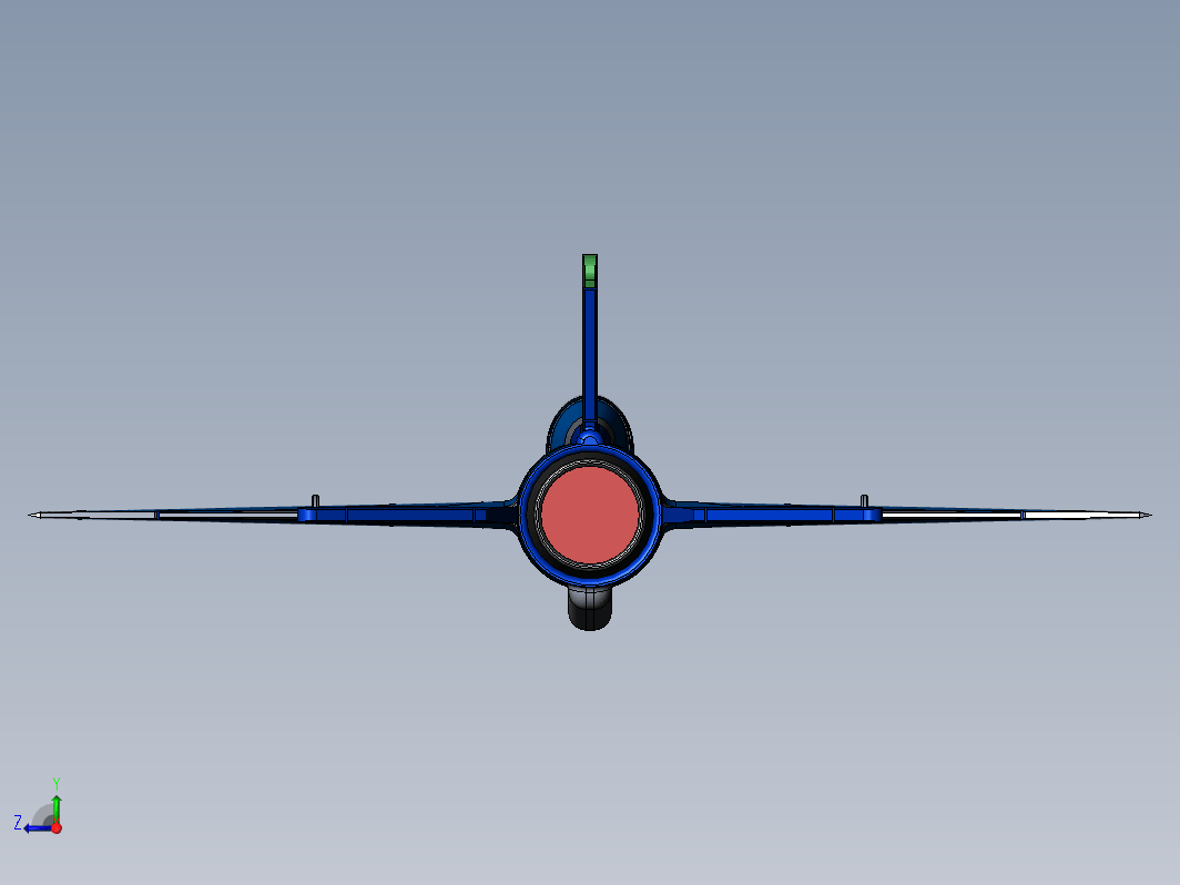 米格21飞机 mig-21简易模型