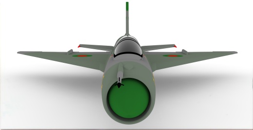 米格21飞机 mig-21简易模型缩略图