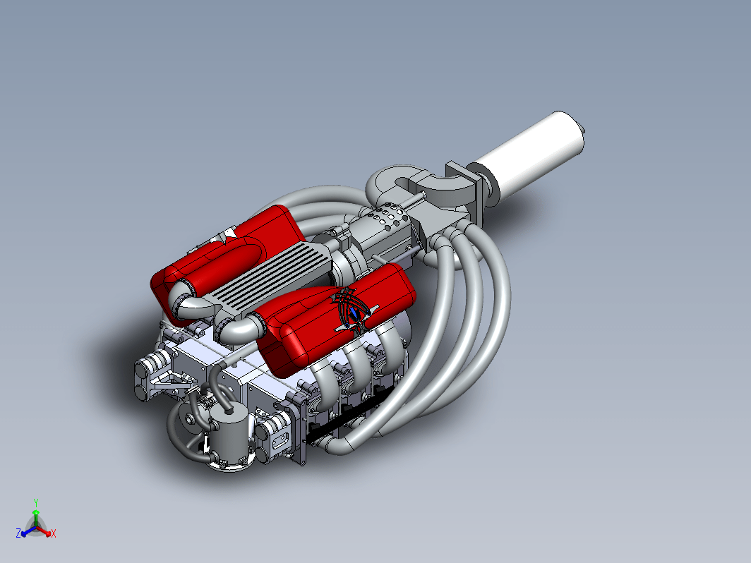 【229】610cc涡轮复合发动机