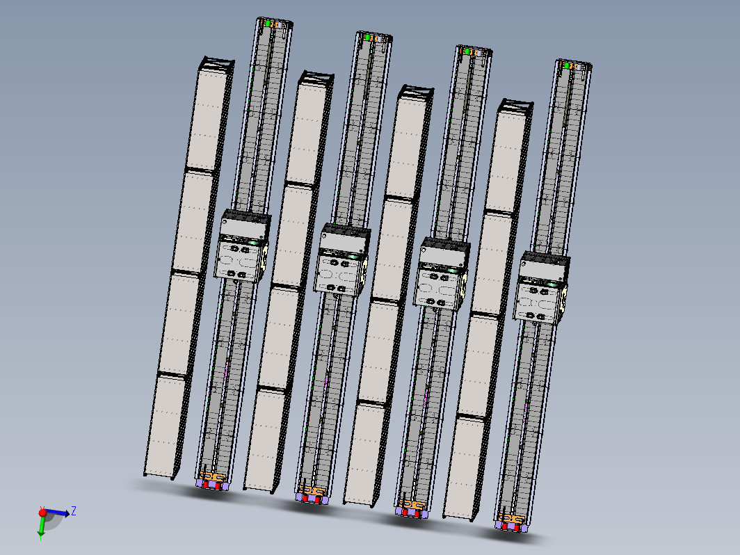 仓库货架式堆垛机作业