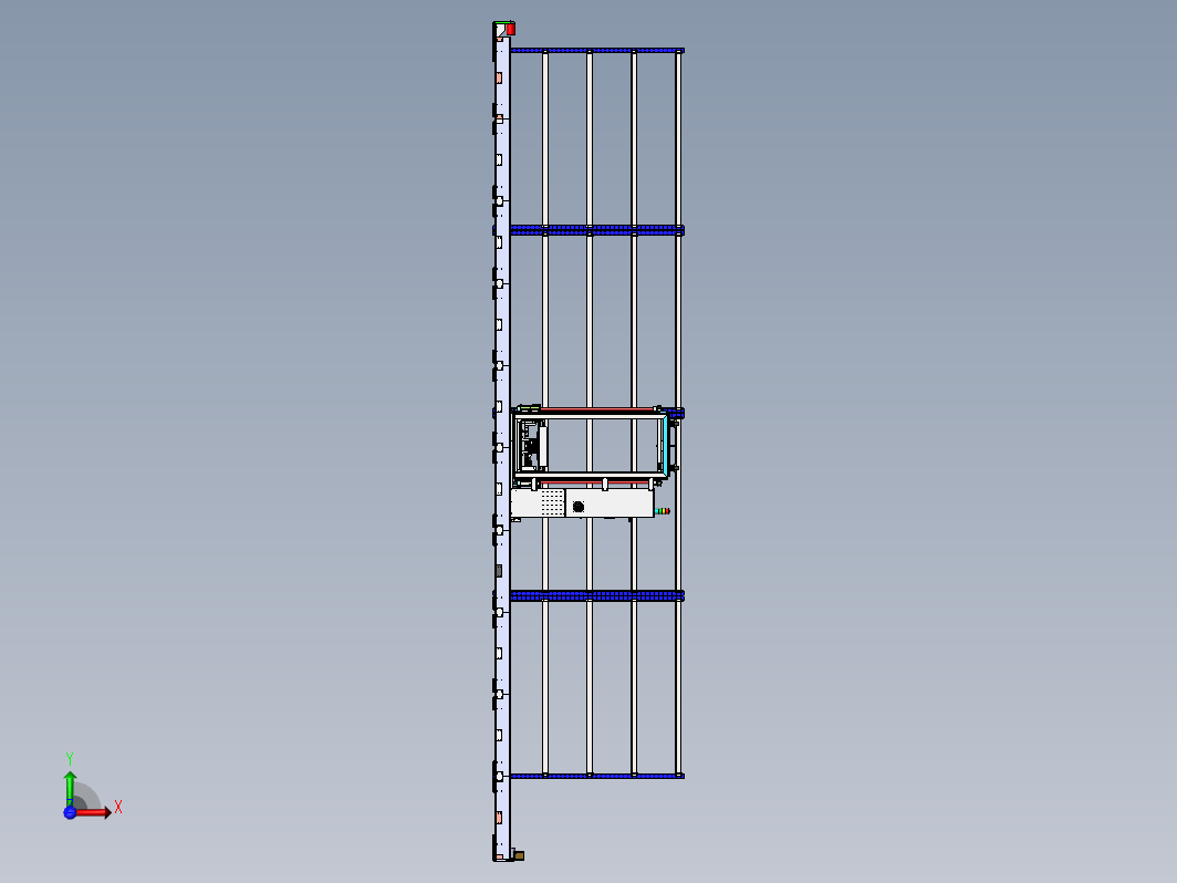 仓库货架式堆垛机作业