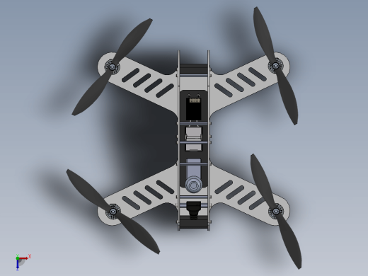 Mini Quadrotor超简易四轴飞行器缩略图