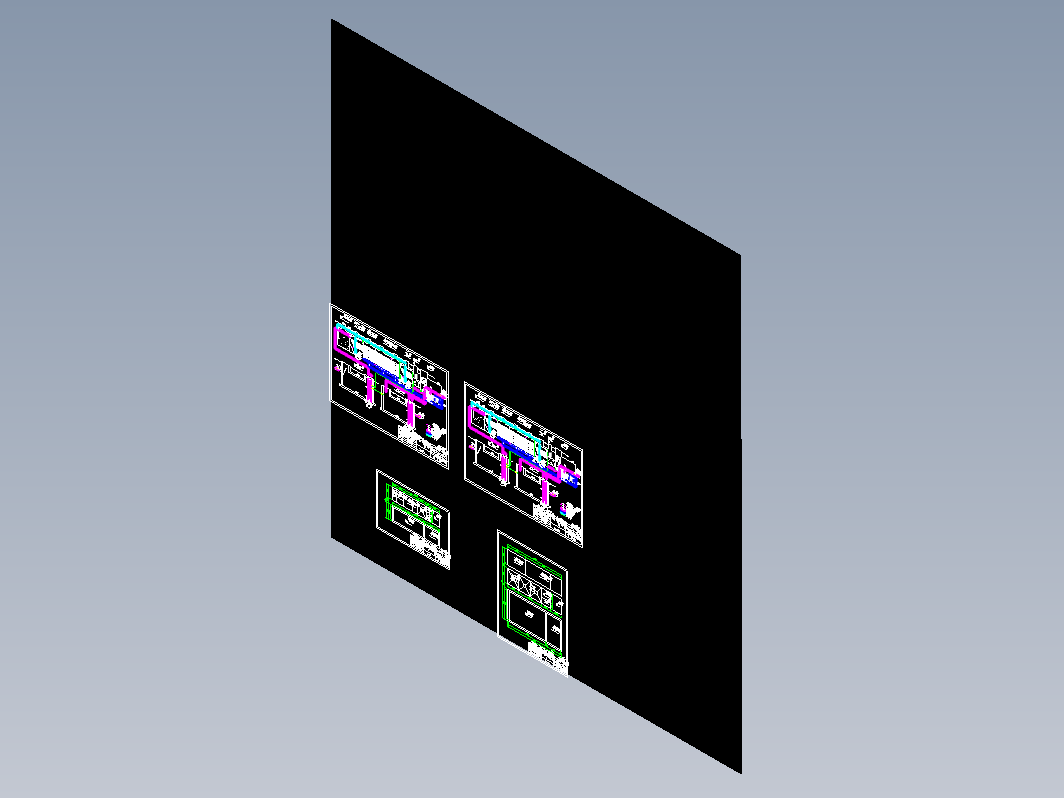 5t_h及15t_h一体化污水设备平面布置及流程图