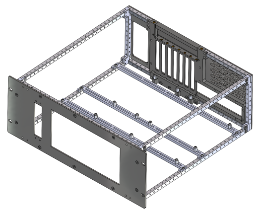 casemaker 4u机架机柜钣金结构缩略图
