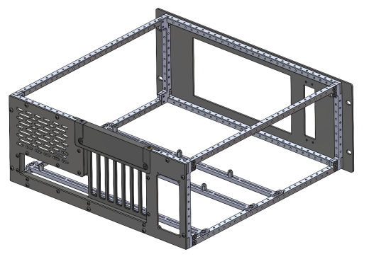 casemaker 4u机架机柜钣金结构缩略图