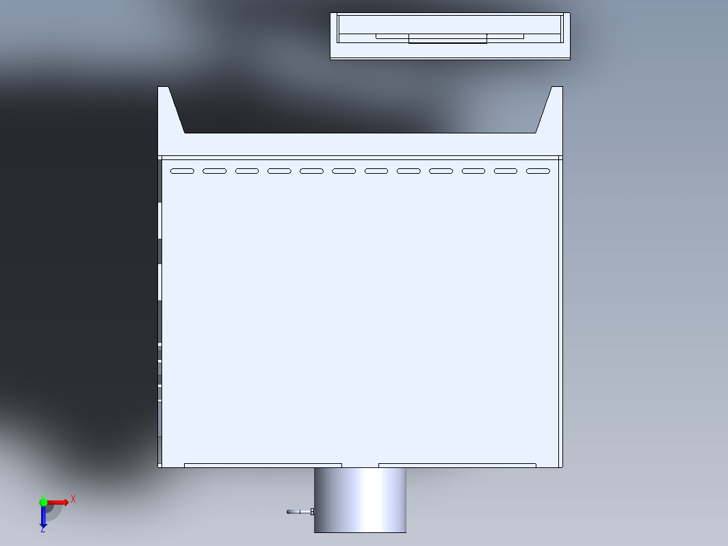 壁炉88CM（两侧单层） CAD图纸+三维  STP SW