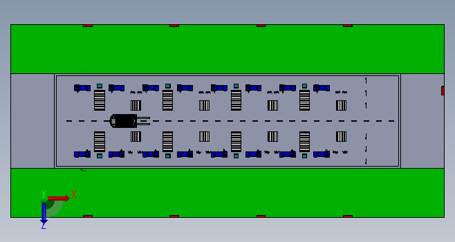 F0023-钻床布局模型