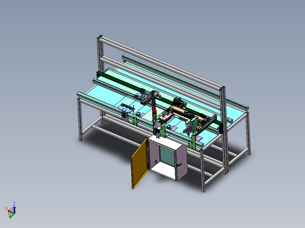 在线式PCBA点胶机，用于电路板点胶输送线