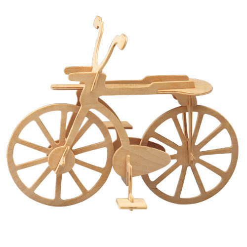 激光切割Bicycle自行车拼装模型图纸 dxf格式缩略图