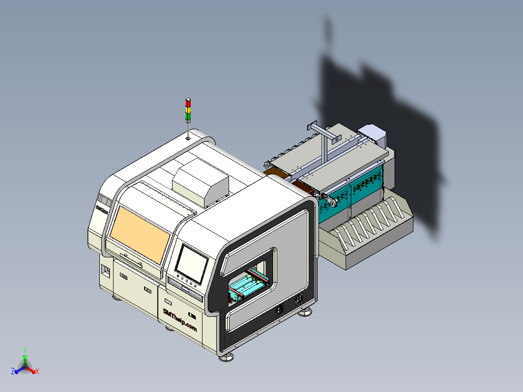 PCB径向插入机直列式进料器