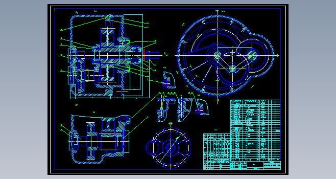 3吨电动葫芦设计+CAD+说明