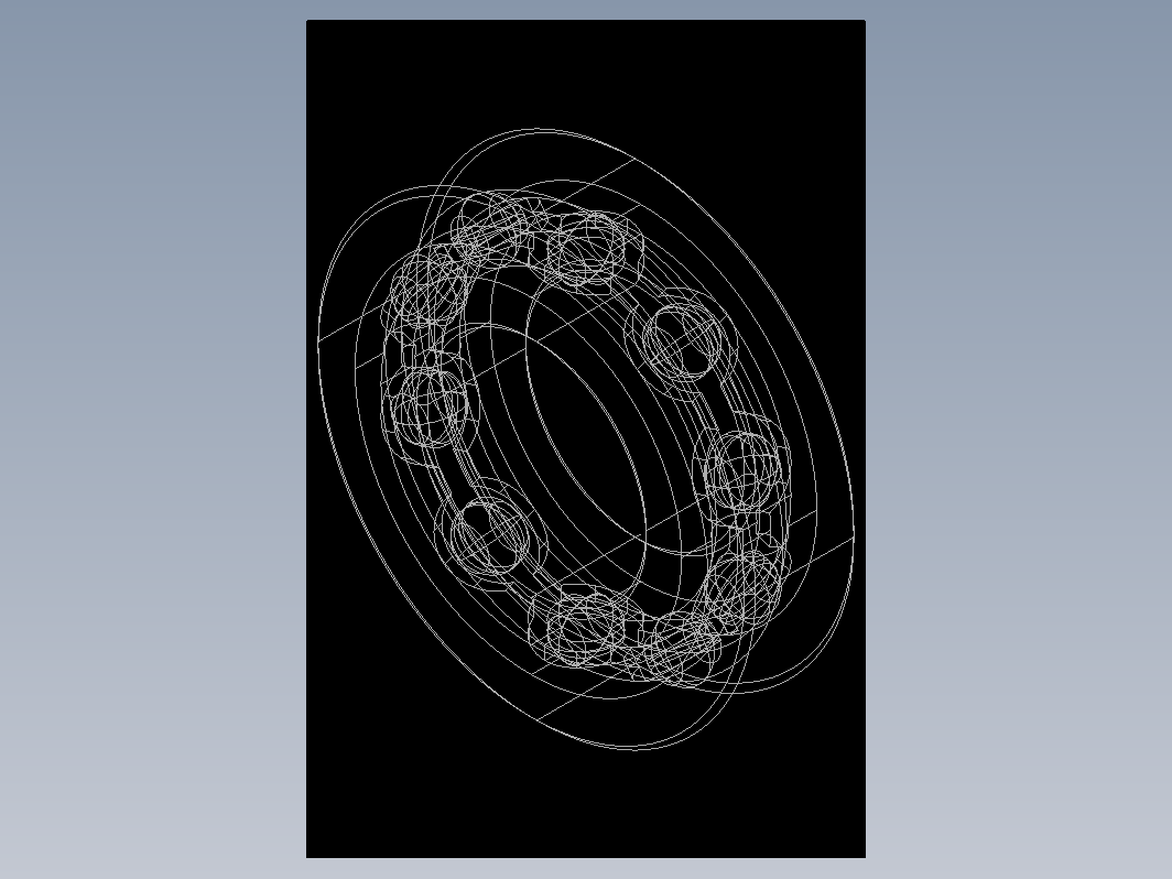 深沟球轴承三维造型