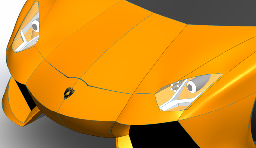 兰博基尼Aventador外壳造型缩略图