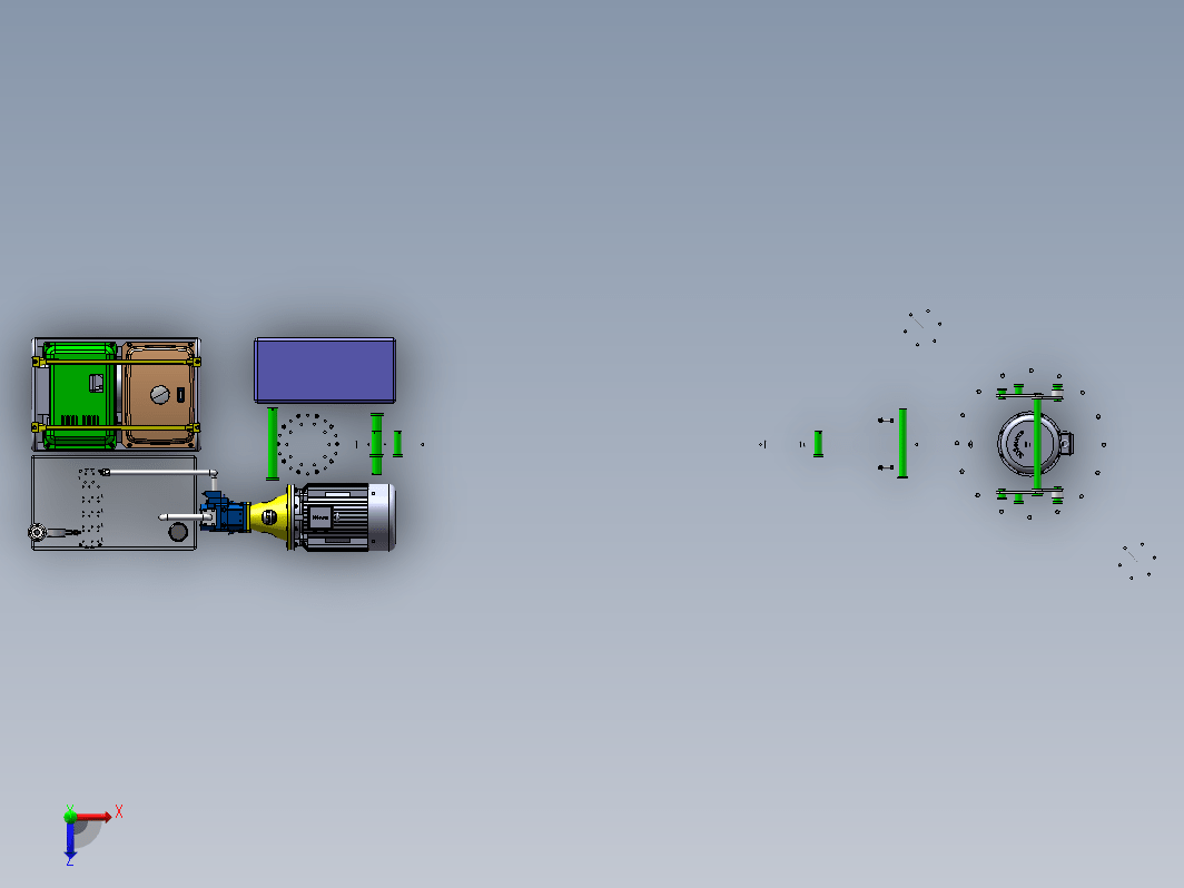 车载绿篱修剪机设计三维SW2018带参+CAD+说明书