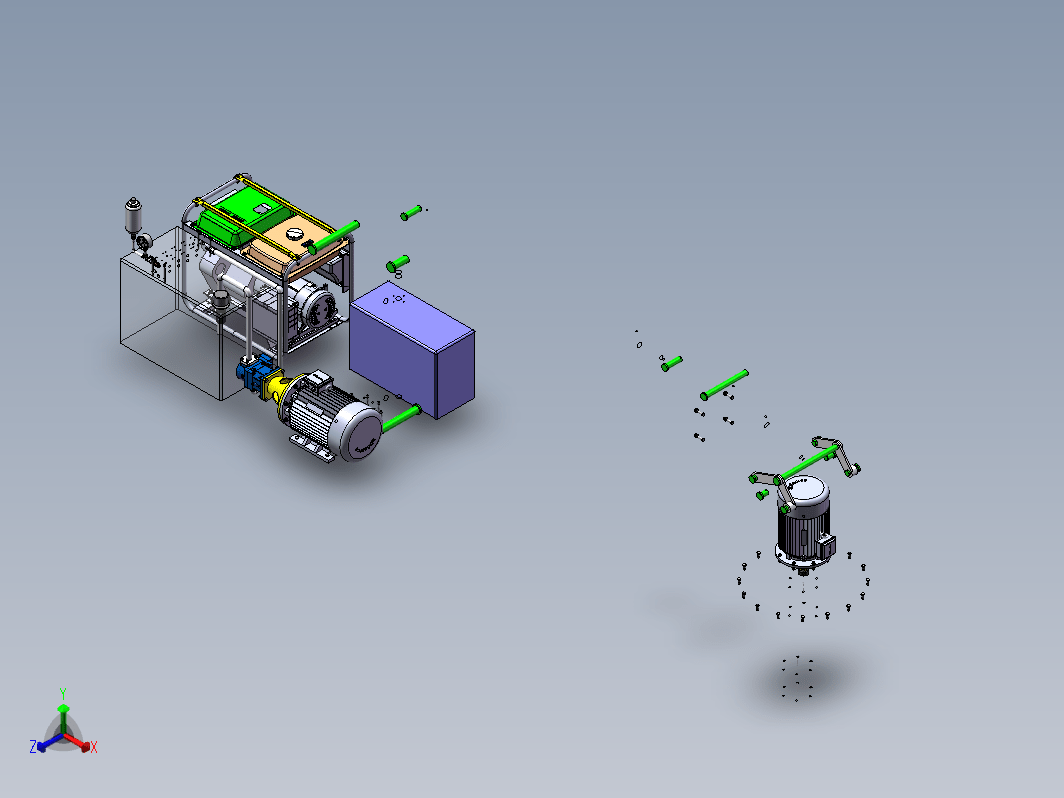 车载绿篱修剪机设计三维SW2018带参+CAD+说明书