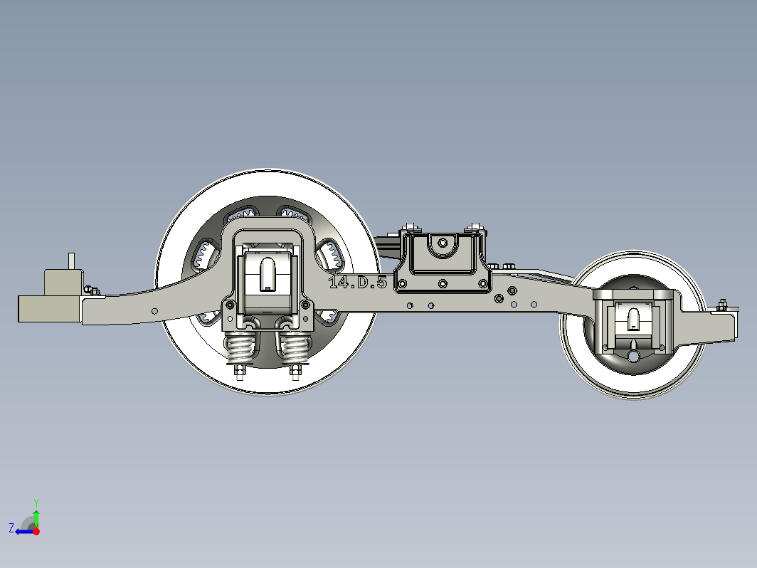 14-D-5牵引力转向架