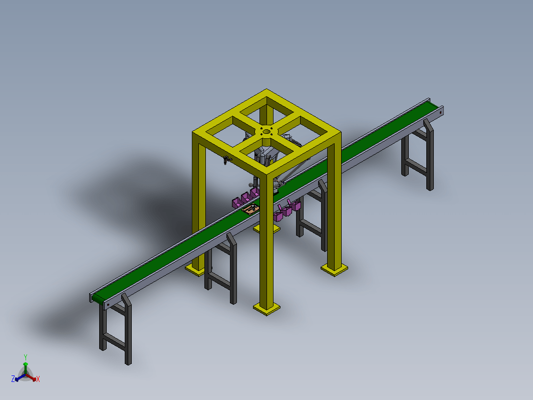 workpiece工件拣取输送线