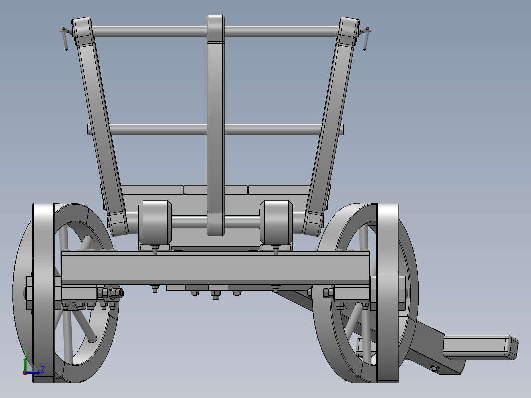 木制马车玩具模型3D图 多种格式