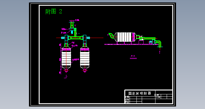 15000m3-h喷漆废气治理工程设计CAD+说明书