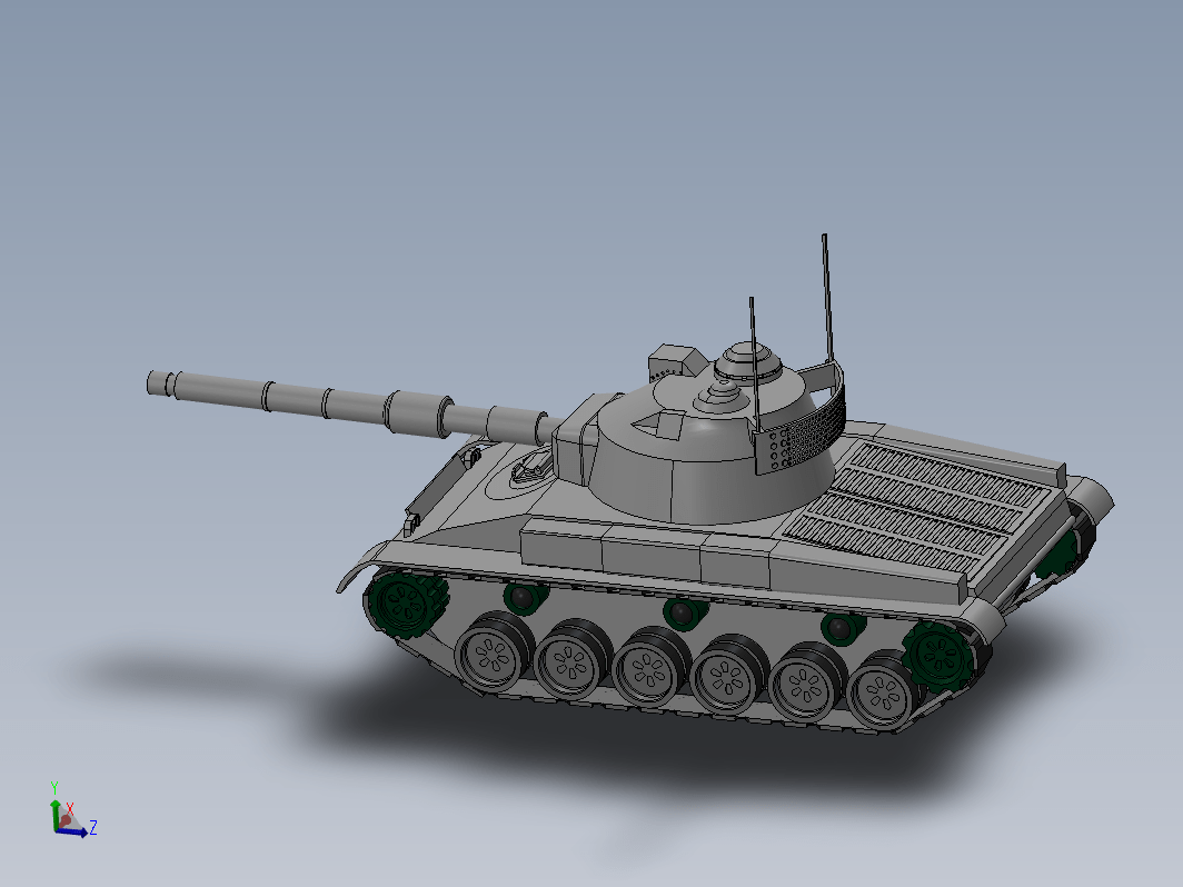 The Panzer 68坦克