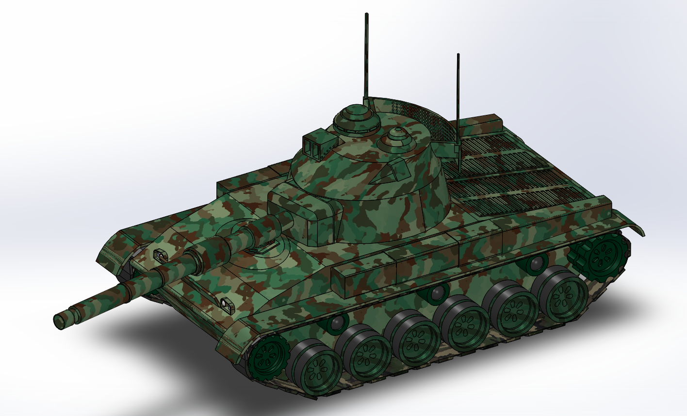 The Panzer 68坦克