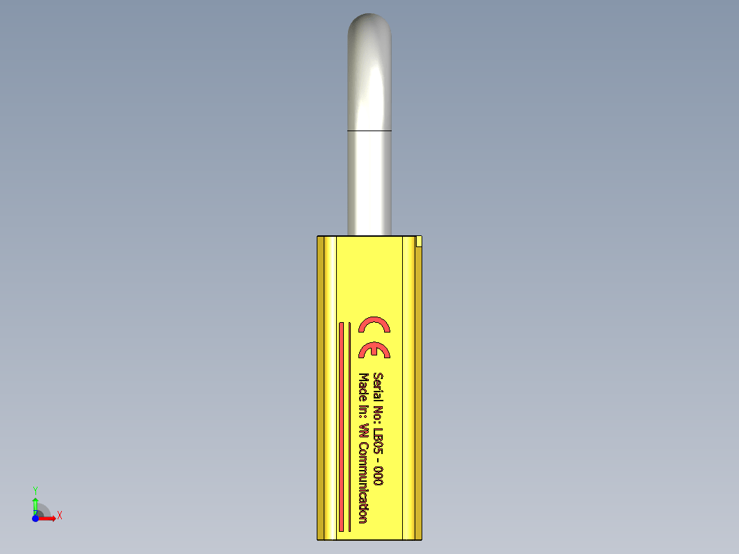 智能小挂锁模型