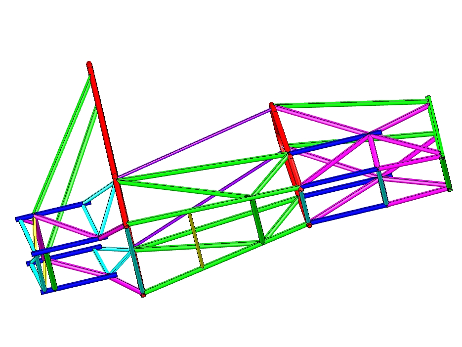 FSAE电动赛车整车布置及性能分析【含三维2张CAD图纸】三维Step+CAD+说明书