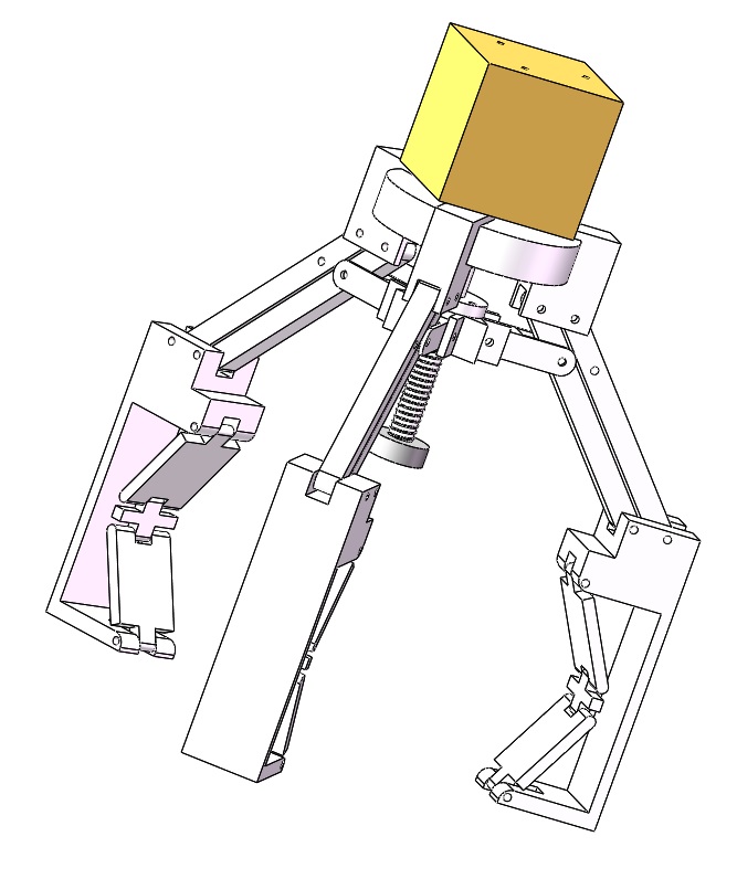 具有压力检测功能的机械爪系统设计CAD+说明书