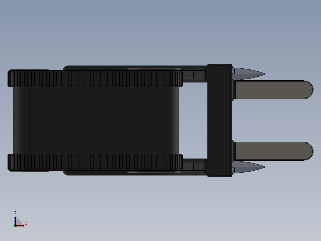 机器人Sideckick小车造型3D图纸 Solidworks设计 附STEP格式