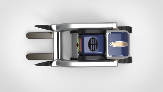 机器人Sideckick小车造型3D图纸 Solidworks设计 附STEP格式缩略图