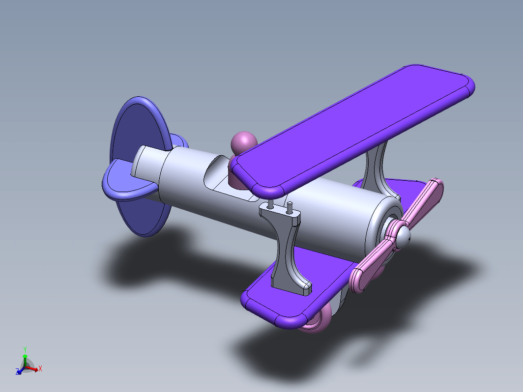 玩具飞机建模