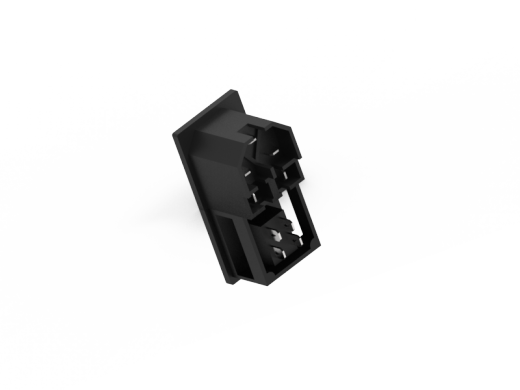 EMI-12 3Pin 交流电源插座 带指示灯开关和保险丝连接器插座缩略图