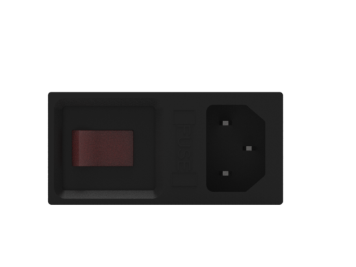 EMI-12 3Pin 交流电源插座 带指示灯开关和保险丝连接器插座缩略图