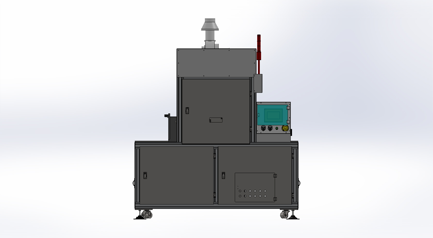 电路板UV固化机（3D模型+CAD工程图+生产BOM）