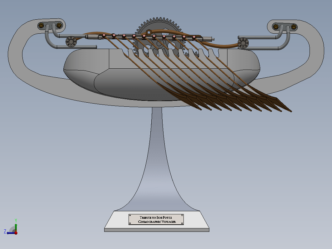 Cosmographic Voyager划桨划艇摆件